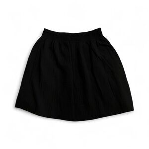 J.Crew Factory Lightweight crepe cotton pull on skirt
Size small
Black